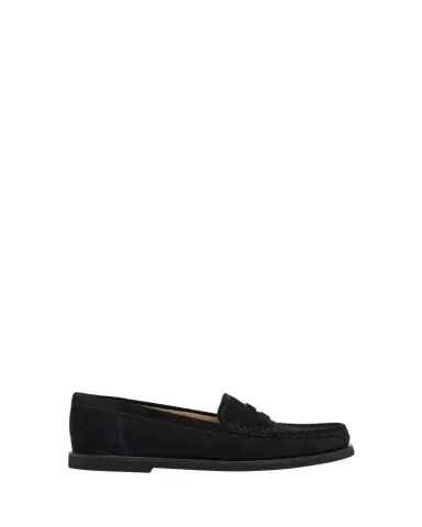 Gianvito Rossi Suede Penny Loafers | Thumbnail 1 Gianvito Rossi Suede Penny Loafers | Thumbnail 1
