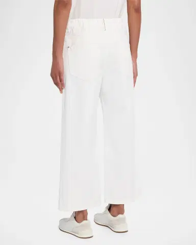 Brunello Cucinelli Garment Dye Wide-Leg Ankle Pants | Thumbnail 7 Brunello Cucinelli Garment Dye Wide-Leg Ankle Pants | Thumbnail 7