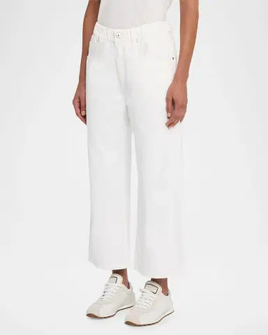 Brunello Cucinelli Garment Dye Wide-Leg Ankle Pants | Thumbnail 8 Brunello Cucinelli Garment Dye Wide-Leg Ankle Pants | Thumbnail 8