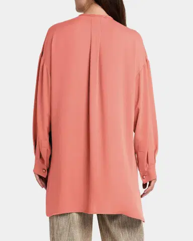 Giorgio Armani Triple Silk Georgette Neck-Tie Blouse | Thumbnail 7