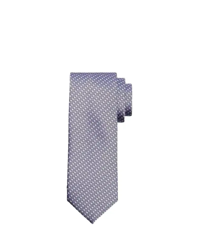 Brioni Men's Micro-Print Silk Jacquard Tie
