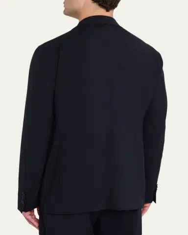 Giorgio Armani Men's Virgin Wool Single-Breasted Sport Coat | Thumbnail 3