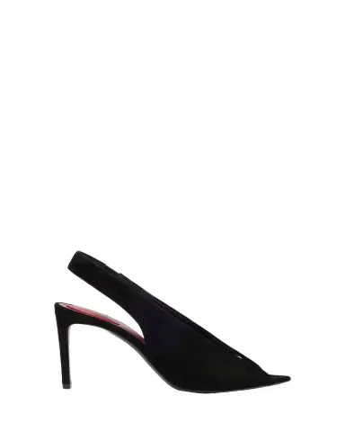 Valentino Garavani 85mm Suede Slingback Sandals | Thumbnail 1