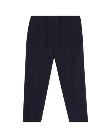 Giorgio Armani Men's Single-Pleat Linen Canvas Trousers | Thumbnail 1 Giorgio Armani Men's Single-Pleat Linen Canvas Trousers | Thumbnail 1