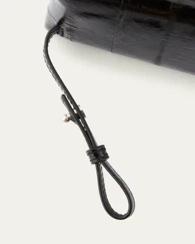 Saint Laurent Men's Cassandre YSL Micro Envelope in Leather | Thumbnail 3 Saint Laurent Men's Cassandre YSL Micro Envelope in Leather | Thumbnail 3