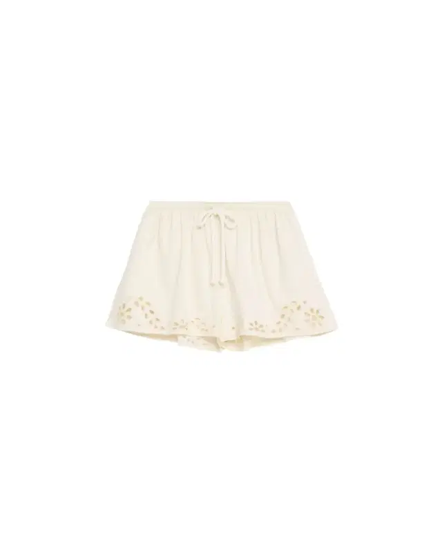 Vedi Embroidered Drawstring Shorts