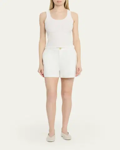 L'Agence Adira Pointelle Scoop-Neck Tee | Thumbnail 2