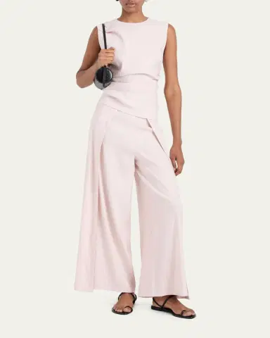 Proenza Schouler White Label Anoushka Ruched Slub Linen Top | Thumbnail 15 Proenza Schouler White Label Anoushka Ruched Slub Linen Top | Thumbnail 15