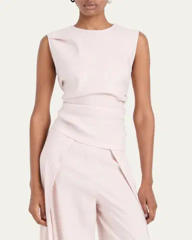 Proenza Schouler White Label Anoushka Ruched Slub Linen Top | Thumbnail 17 Proenza Schouler White Label Anoushka Ruched Slub Linen Top | Thumbnail 17
