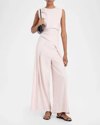 Proenza Schouler White Label Anoushka Ruched Slub Linen Top | Thumbnail 6 Proenza Schouler White Label Anoushka Ruched Slub Linen Top | Thumbnail 6