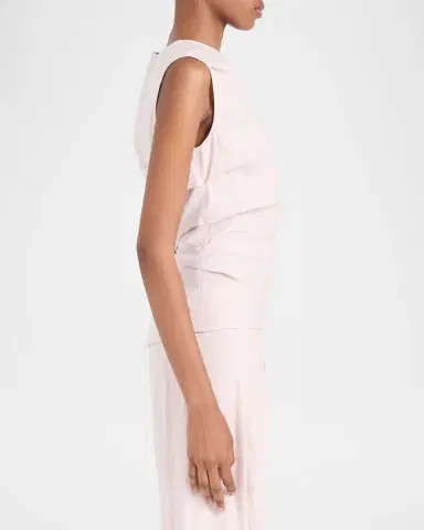 Proenza Schouler White Label Anoushka Ruched Slub Linen Top | Thumbnail 10 Proenza Schouler White Label Anoushka Ruched Slub Linen Top | Thumbnail 10
