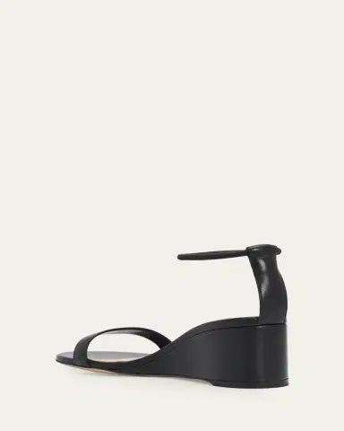 Gianvito Rossi 45mm Nappa Leather Wedge Sandals | Thumbnail 2 Gianvito Rossi 45mm Nappa Leather Wedge Sandals | Thumbnail 2