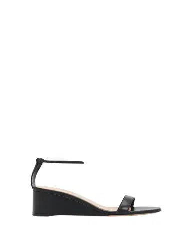 Gianvito Rossi 45mm Nappa Leather Wedge Sandals | Thumbnail 1 Gianvito Rossi 45mm Nappa Leather Wedge Sandals | Thumbnail 1