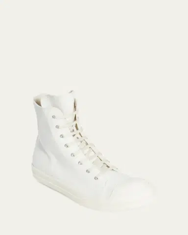 DRKSHDW RICK OWENS Men's Sneaks Cap-Toe Canvas High-Top Sneakers | Thumbnail 2 DRKSHDW RICK OWENS Men's Sneaks Cap-Toe Canvas High-Top Sneakers | Thumbnail 2