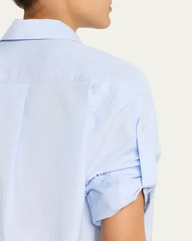 A.L.C. Maude Cropped Cotton Poplin Top | Thumbnail 5