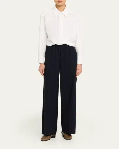 A.L.C. Leo Twist-Front Cotton Lawn Top | Thumbnail 2 A.L.C. Leo Twist-Front Cotton Lawn Top | Thumbnail 2