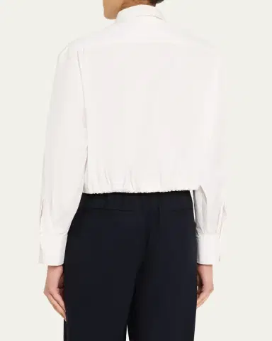 A.L.C. Leo Twist-Front Cotton Lawn Top | Thumbnail 3 A.L.C. Leo Twist-Front Cotton Lawn Top | Thumbnail 3