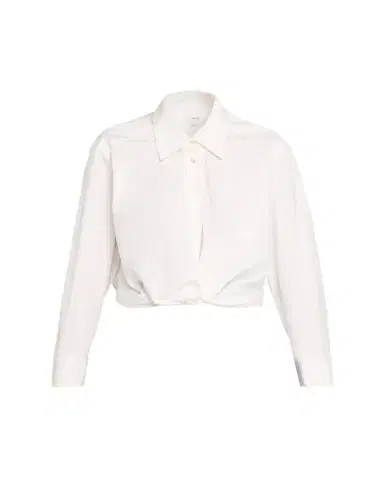 A.L.C. Leo Twist-Front Cotton Lawn Top | Thumbnail 1 A.L.C. Leo Twist-Front Cotton Lawn Top | Thumbnail 1