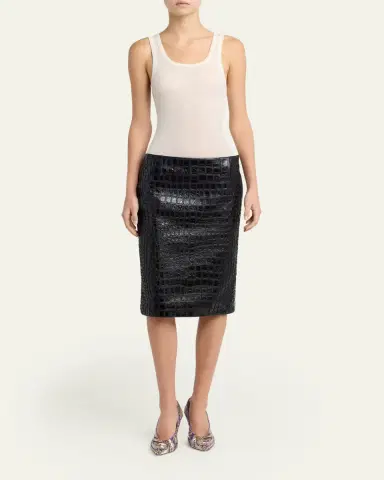 Versace Scoop-Neck Ribbed Wool Tank Top | Thumbnail 2