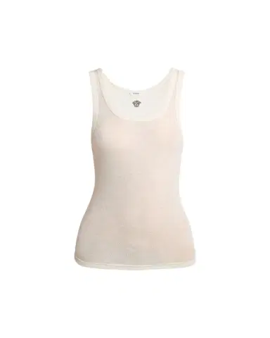 Versace Scoop-Neck Ribbed Wool Tank Top | Thumbnail 1