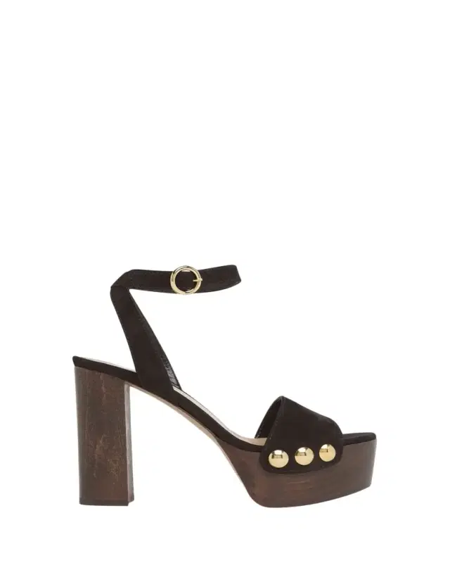 70mm Suede Platform Sandals
