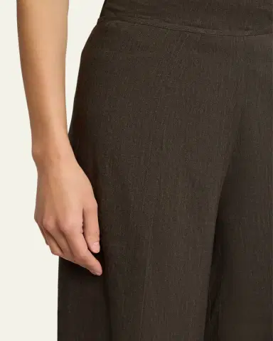 Proenza Schouler White Label Calla Slub Linen Wrap Pants | Thumbnail 5 Proenza Schouler White Label Calla Slub Linen Wrap Pants | Thumbnail 5