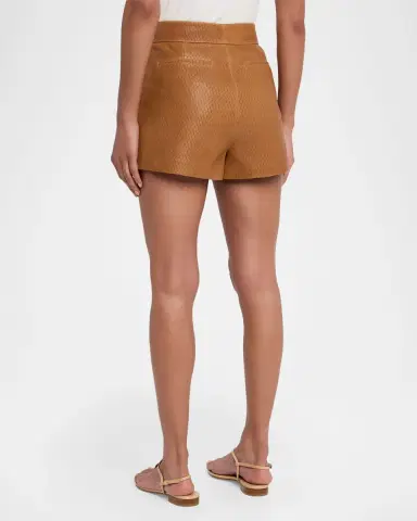 FRAME The Leather Boy Shorts | Thumbnail 7 FRAME The Leather Boy Shorts | Thumbnail 7
