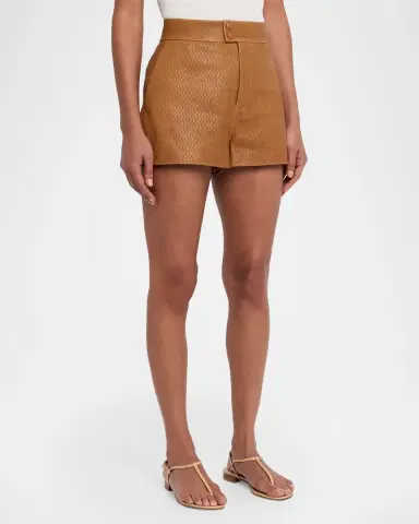 FRAME The Leather Boy Shorts | Thumbnail 8 FRAME The Leather Boy Shorts | Thumbnail 8