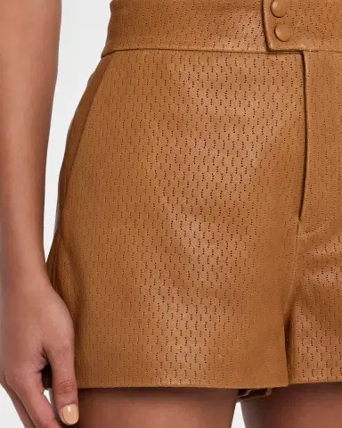 FRAME The Leather Boy Shorts | Thumbnail 9 FRAME The Leather Boy Shorts | Thumbnail 9