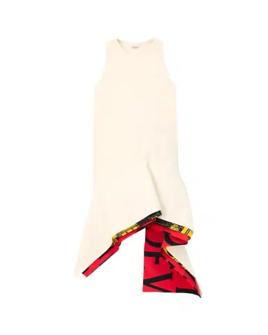 Loewe Sleeveless Layered Asymmetric Mini Dress | Thumbnail 1 Loewe Sleeveless Layered Asymmetric Mini Dress | Thumbnail 1