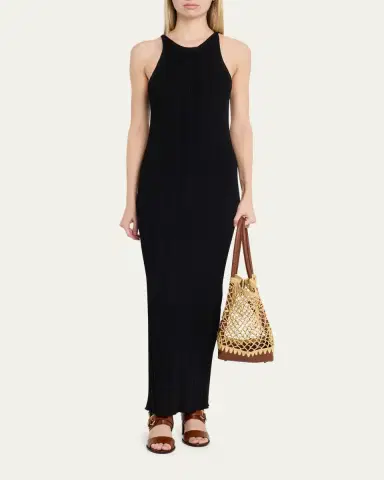 Simkhai Caspian Open-Work Raffia Tote Bag | Thumbnail 5