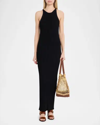 Simkhai Caspian Open-Work Raffia Tote Bag | Thumbnail 9