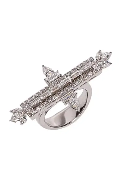 YEPREM Diamond Bar Ring | Thumbnail 1