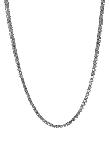 WITH LOVE Diamond Tennis Necklace - 7ct | Thumbnail 1