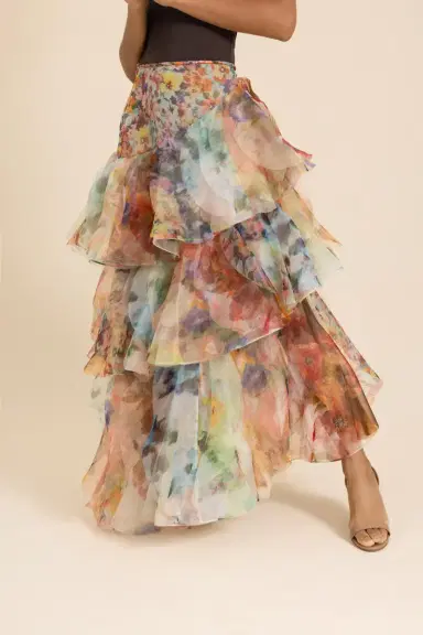 Zimmermann Luna Fan Maxi Skirt | Thumbnail 2