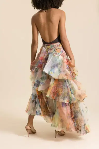Zimmermann Luna Fan Maxi Skirt | Thumbnail 3