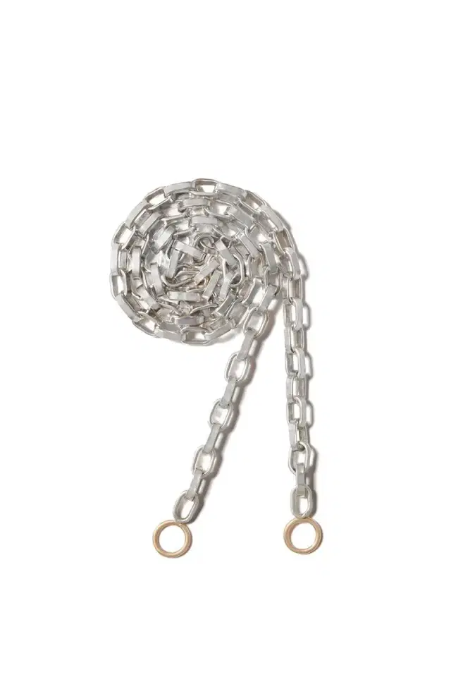 Mixed Metal Biker Chain Necklace - Silver - 20in