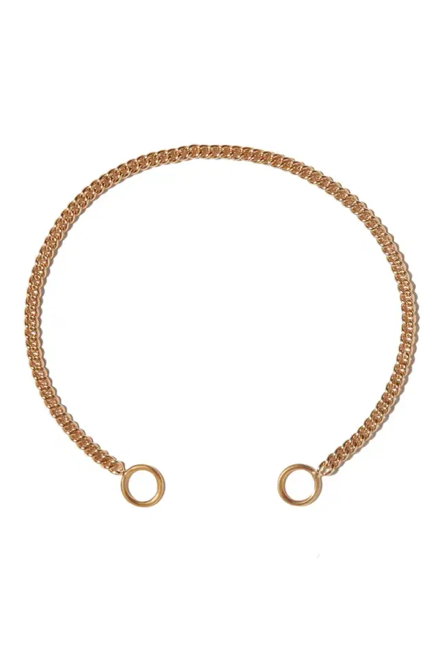 Marla Aaron Not So Heavy Curb Chain Bracelet - Yellow Gold - 6in