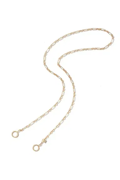 Marla Aaron Old World Chain Necklace - Yellow Gold - 14in | Thumbnail 1