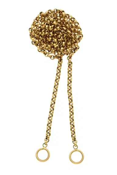 Marla Aaron Rolo Chain Necklace - Yellow Gold - 17in | Thumbnail 1