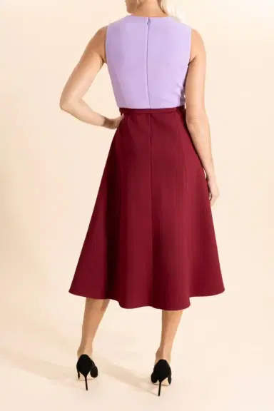 Carolina Herrera Sleeveless Crewneck A-Line Dress | Thumbnail 4
