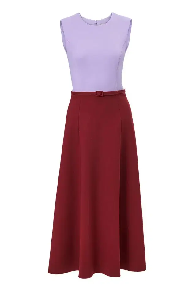 Carolina Herrera Sleeveless Crewneck A-Line Dress