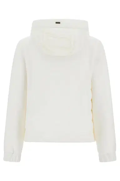 HERNO Tie Neck Quilted Hoodie | Thumbnail 8