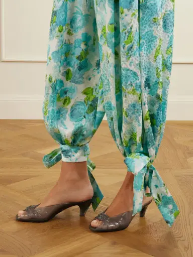 Chloé Ruched Tpu Mules | Thumbnail 2 Chloé Ruched Tpu Mules | Thumbnail 2