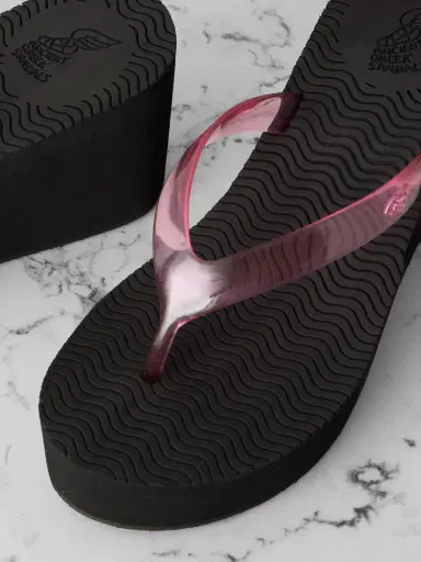 Ancient Greek Sandals Etheria Pvc Wedge Flip Flops | Thumbnail 4 Ancient Greek Sandals Etheria Pvc Wedge Flip Flops | Thumbnail 4