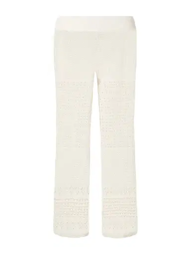 Eres Embleme Crochet-knit Straight-leg Pants | Thumbnail 1 Eres Embleme Crochet-knit Straight-leg Pants | Thumbnail 1