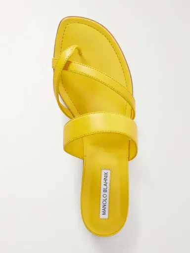 Manolo Blahnik Susa Leather Sandals | Thumbnail 6 Manolo Blahnik Susa Leather Sandals | Thumbnail 6