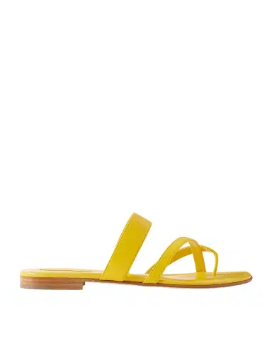 Manolo Blahnik Susa Leather Sandals | Thumbnail 1 Manolo Blahnik Susa Leather Sandals | Thumbnail 1