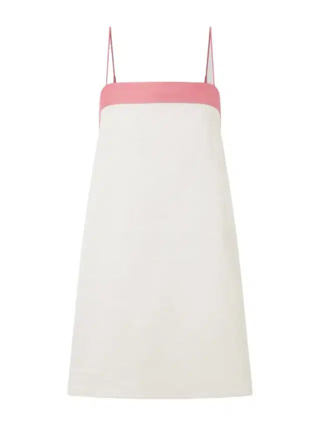 Laura Two-tone Linen Mini Dress