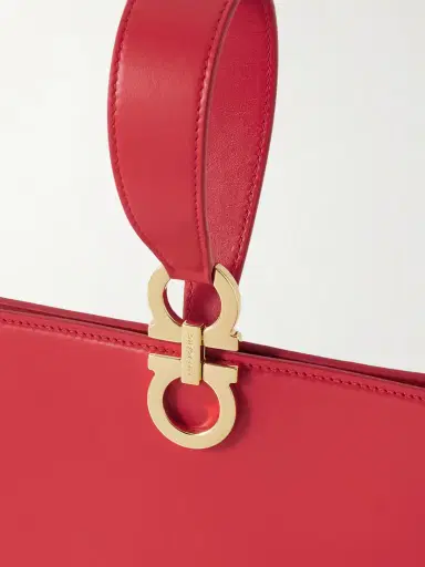 Ferragamo Mini Embellished Glossed-leather Clutch | Thumbnail 5 Ferragamo Mini Embellished Glossed-leather Clutch | Thumbnail 5